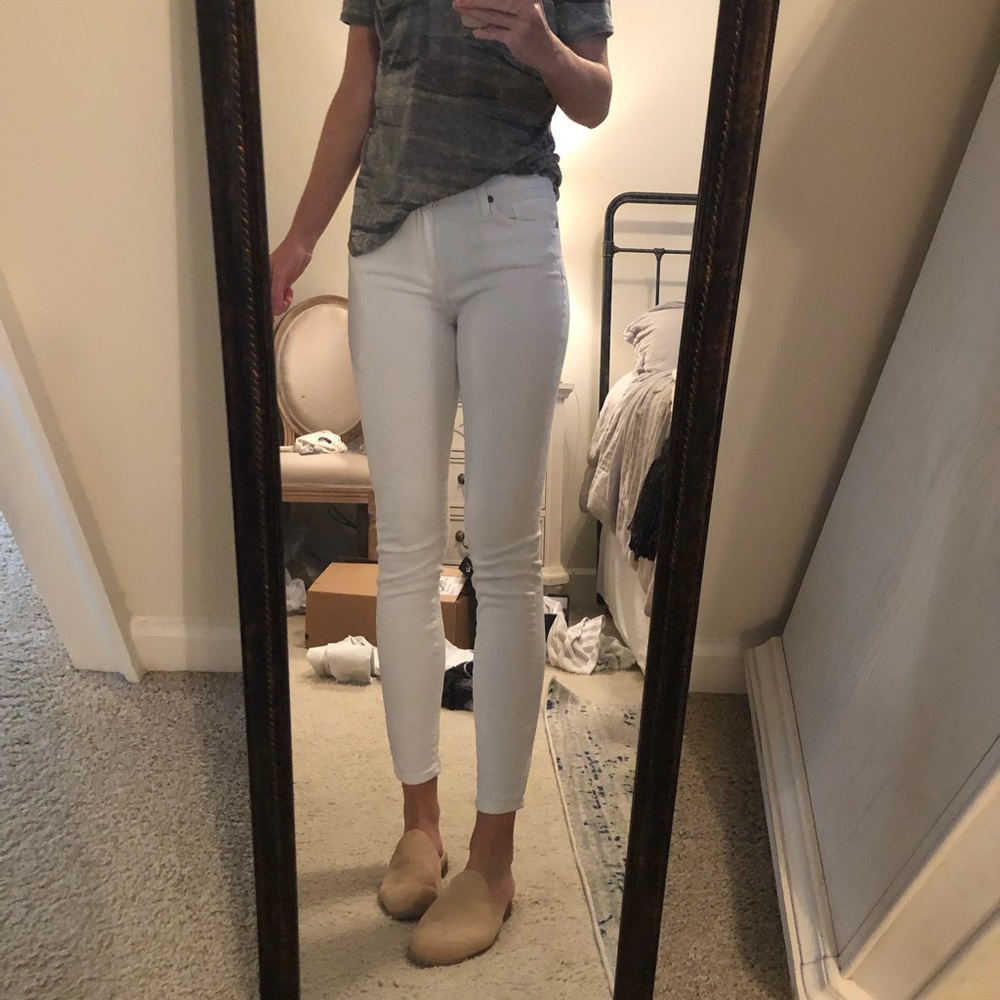 Paige Hoxton Ankle White Skinny Jean